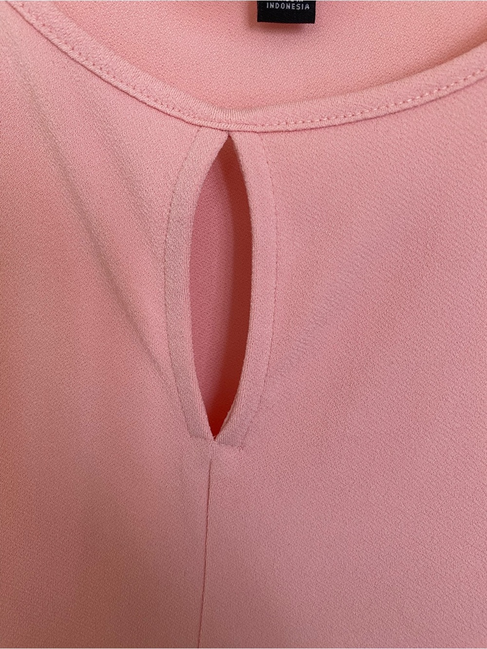 Size L Women’s casual Bold Elements Pink Sleeveless Twist-Front Top - Picture 5 of 7